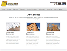 Tablet Screenshot of logancreekconstruction.com